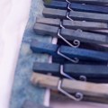 indigo clothespin